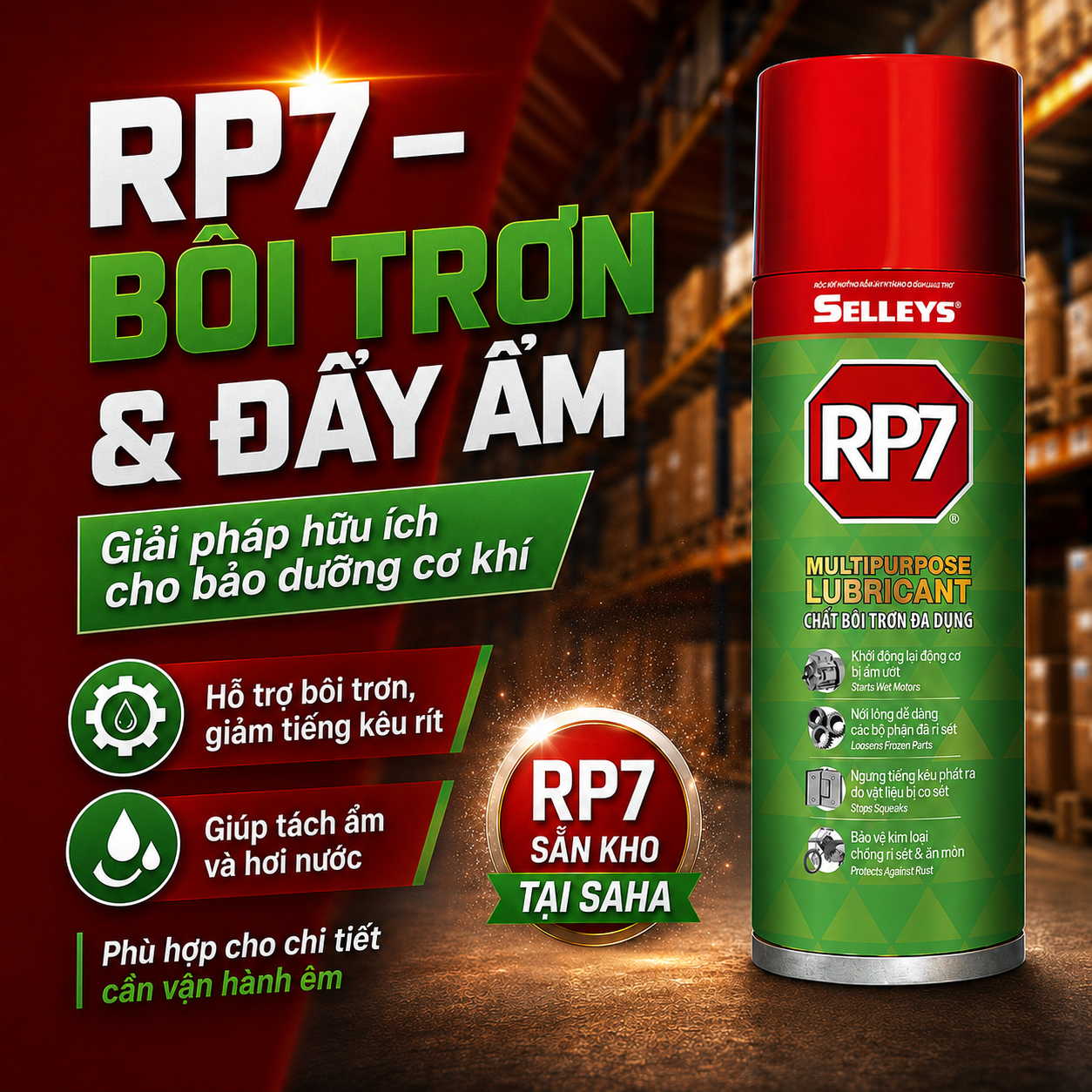 Dầu bôi trơn chống rỉ RP7